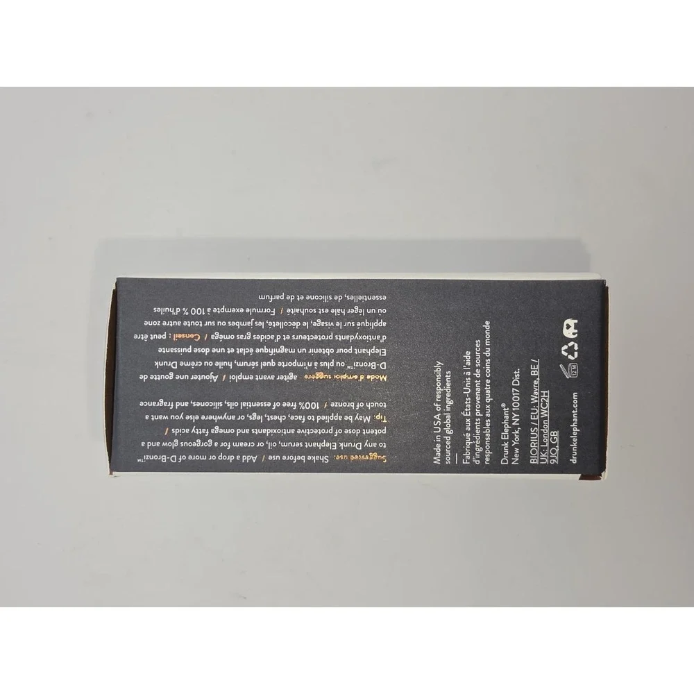 Drunk Elephant D Bronzi Anti-Pollution Sunshine Drops ~Full Size ~ 1 fl oz ~ NIB